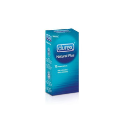 Preservativos Durex Natural Plus Easy On 12 Uds.